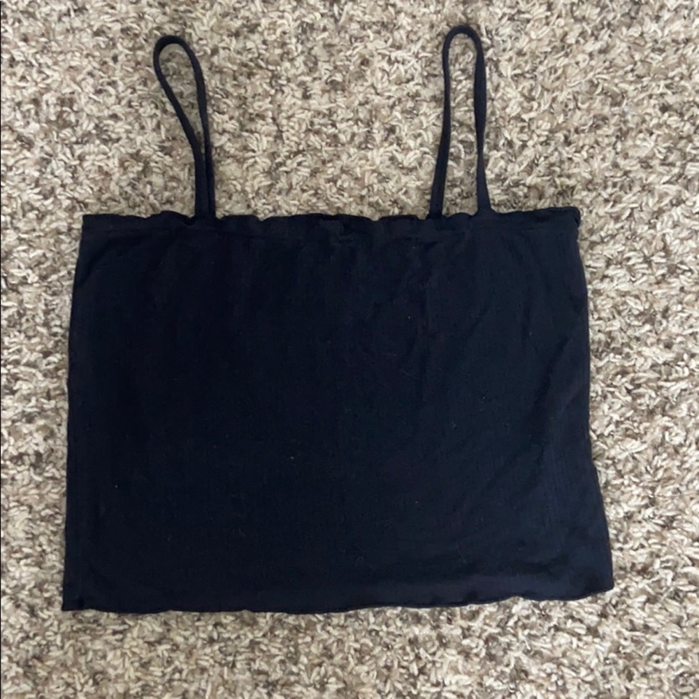 Pacsun Straight Neck Crop Top